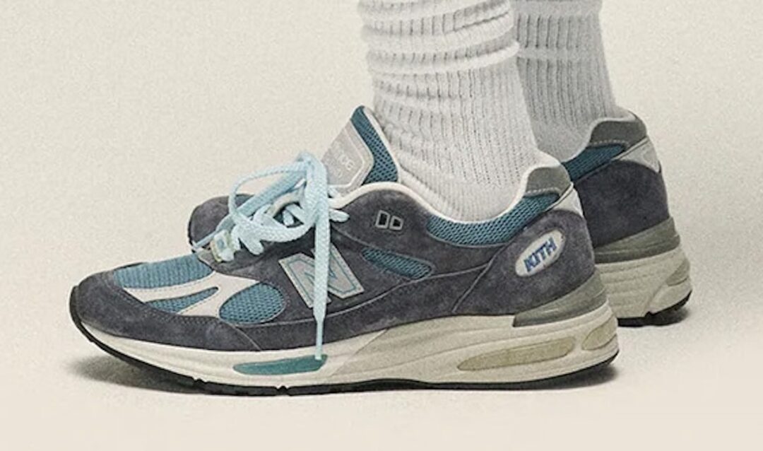 【2025年 3/21 発売予定】KITH x New Balance U991v2 Made in UK “Steel Blue” (キス ニューバランス)