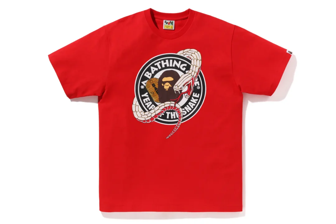 A BATHING APE「YEAR OF THE SNAKE TEE」が2025年 1/25 発売 (ア ベイシング エイプ)