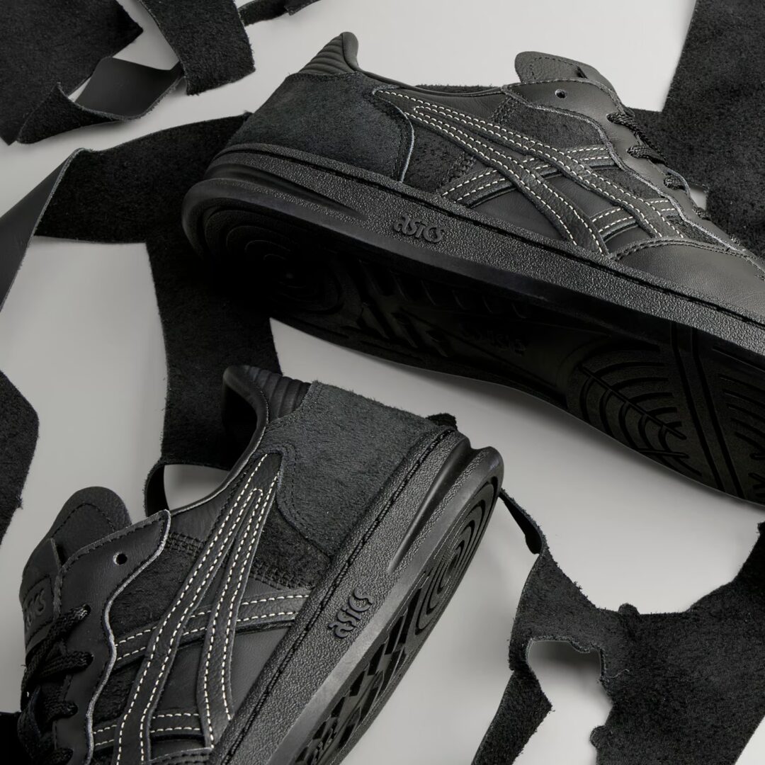 【2025年 2/1 発売】革の端材を活用した豊田合成 × ASICS SKYHAND OG "Black" (アシックス スカイハンド "ブラック")