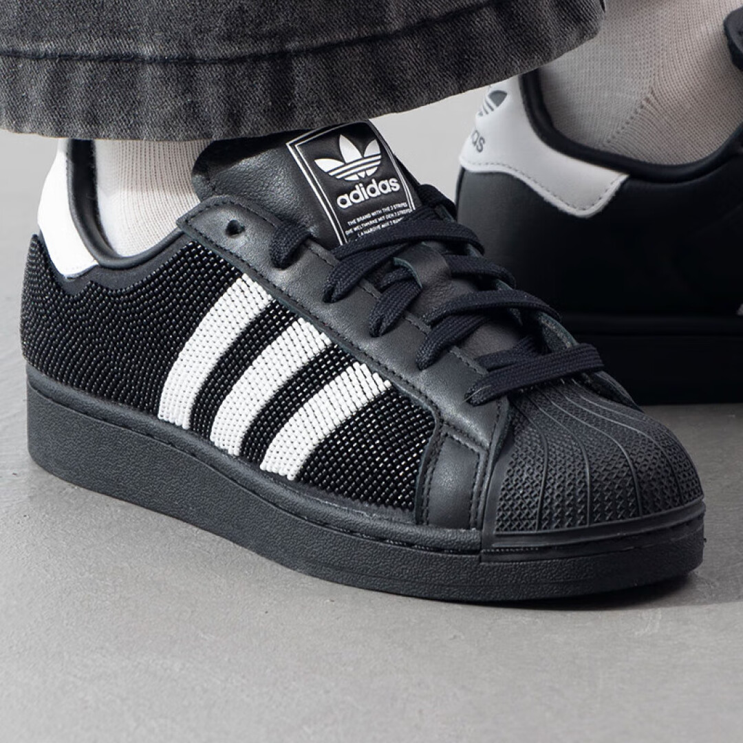 【2025年 2/6 発売】adidas Originals W SUPERSTAR "Beaded/Black/White” (アディダス オリジナルス スーパースター “ビーズ/ブラック/ホワイト”) [JH7098]