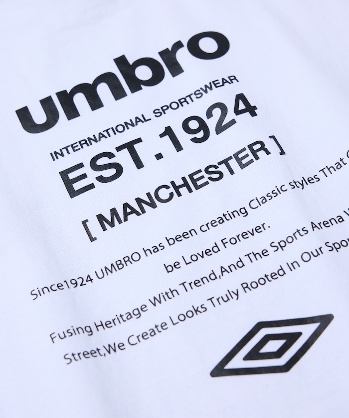 オンライン限定 PUBLUX × UMBRO コラボ 2025 SS “バックプリントクルーネックTee” (パブリュクス アンブロ)