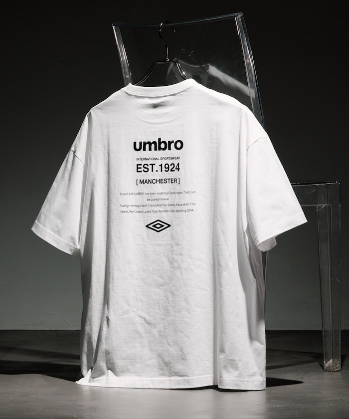 オンライン限定 PUBLUX × UMBRO コラボ 2025 SS “バックプリントクルーネックTee” (パブリュクス アンブロ)