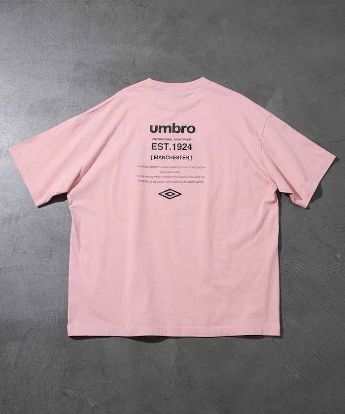 オンライン限定 PUBLUX × UMBRO コラボ 2025 SS “バックプリントクルーネックTee” (パブリュクス アンブロ)