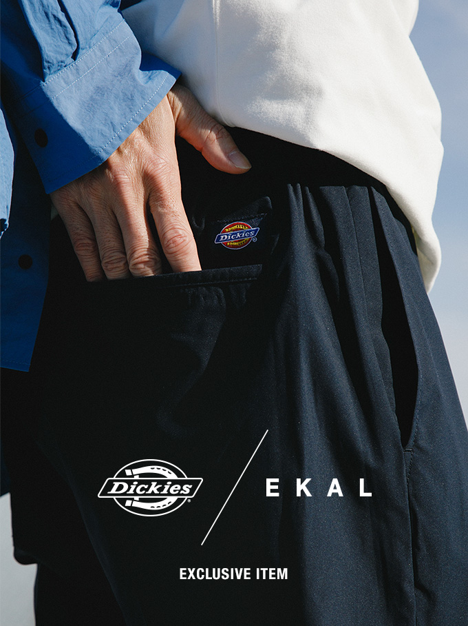 Dickies × EKAL 別注 イージートラウザーが2025年 2月上旬 発売 (ディッキーズ エカル)