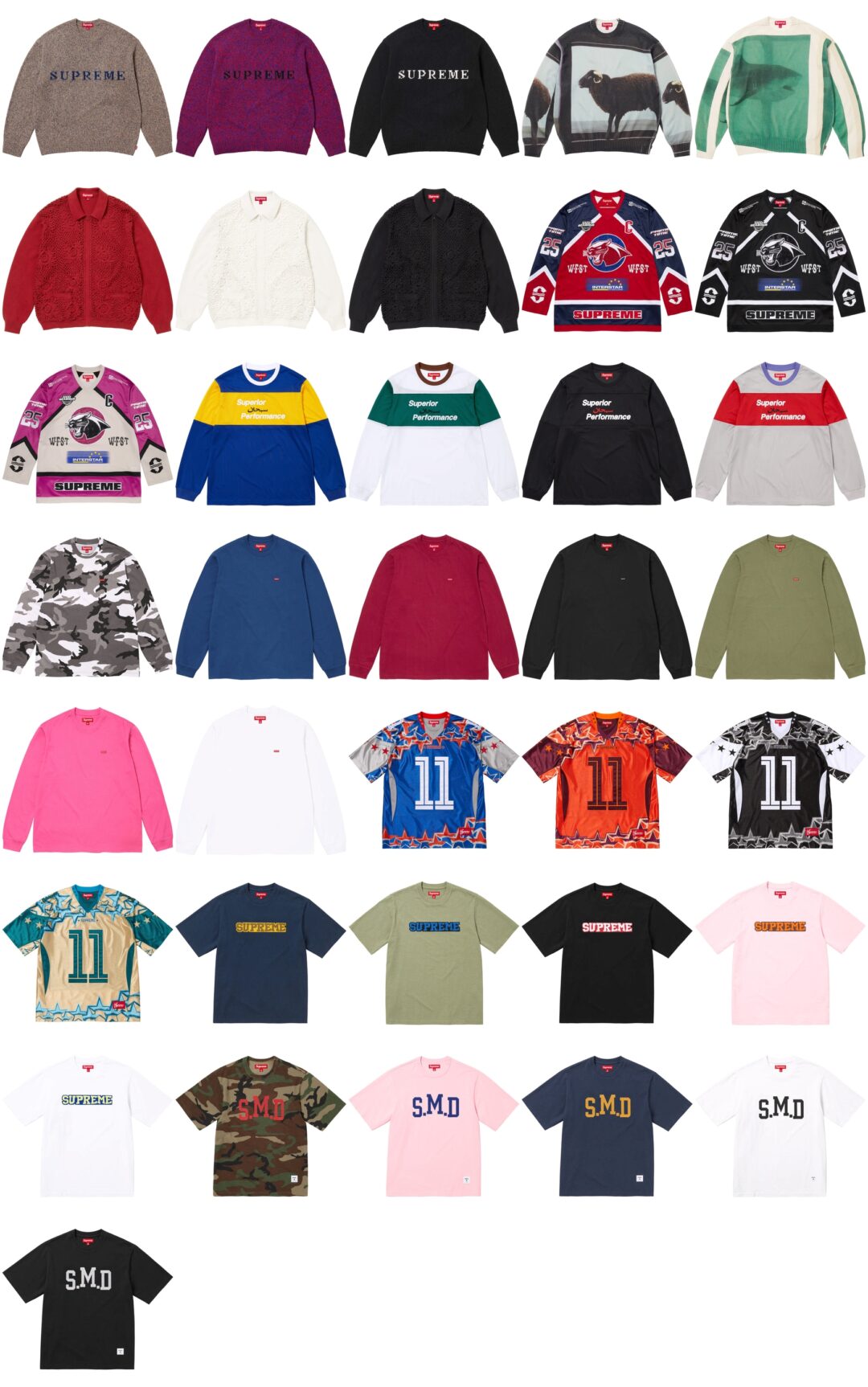 【SUPREME 2025 S/S – シュプリーム 2025年 春夏】国内 2025年 2/22 から1st Dropがスタート！