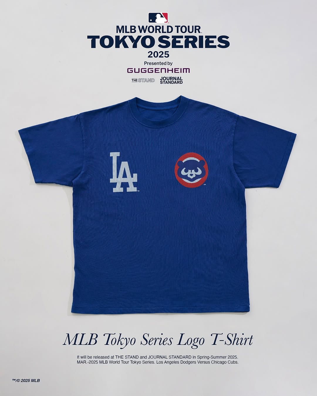 JOURNAL STANDARD別注「MLB TOKYO SERIES 2025 Presented by Guggenheim】アイテムが2025年 3/1 から順次発売 (ジャーナルスタンダード エムエルビー プレシーズンゲーム)