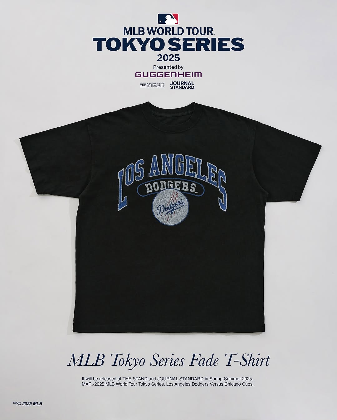 JOURNAL STANDARD別注「MLB TOKYO SERIES 2025 Presented by Guggenheim】アイテムが2025年 3/1 から順次発売 (ジャーナルスタンダード エムエルビー プレシーズンゲーム)