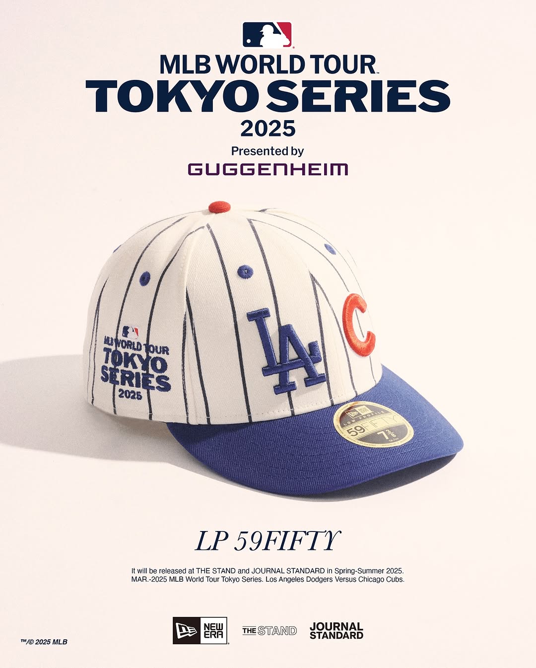 JOURNAL STANDARD別注「MLB TOKYO SERIES 2025 Presented by Guggenheim】アイテムが2025年 3/1 から順次発売 (ジャーナルスタンダード エムエルビー プレシーズンゲーム)