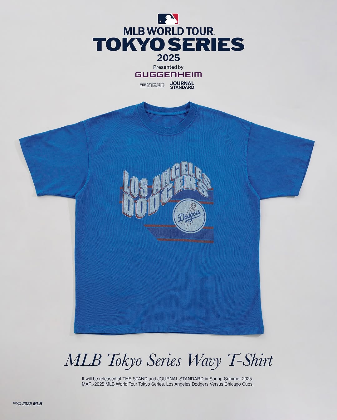 JOURNAL STANDARD別注「MLB TOKYO SERIES 2025 Presented by Guggenheim】アイテムが2025年 3/1 から順次発売 (ジャーナルスタンダード エムエルビー プレシーズンゲーム)