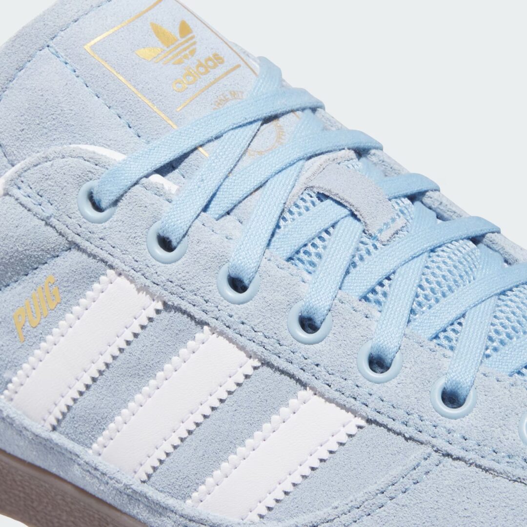 【2025年 2/6 発売】adidas Originals PUIG INDOOR “Clear Sky/Cloud White/Gum” (アディダス オリジナルス プイグ インドア “クリアスカイ/ホワイト/ガム”) [JR5825]