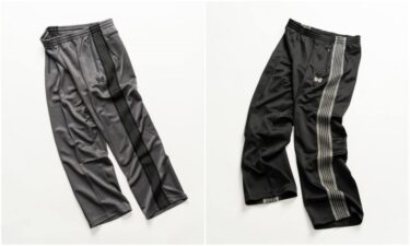 NEEDLES × EDIFICE 別注 "Track Pants Poly Smooth"が2025年 2月中旬 発売 (ニードルズ エディフィス)