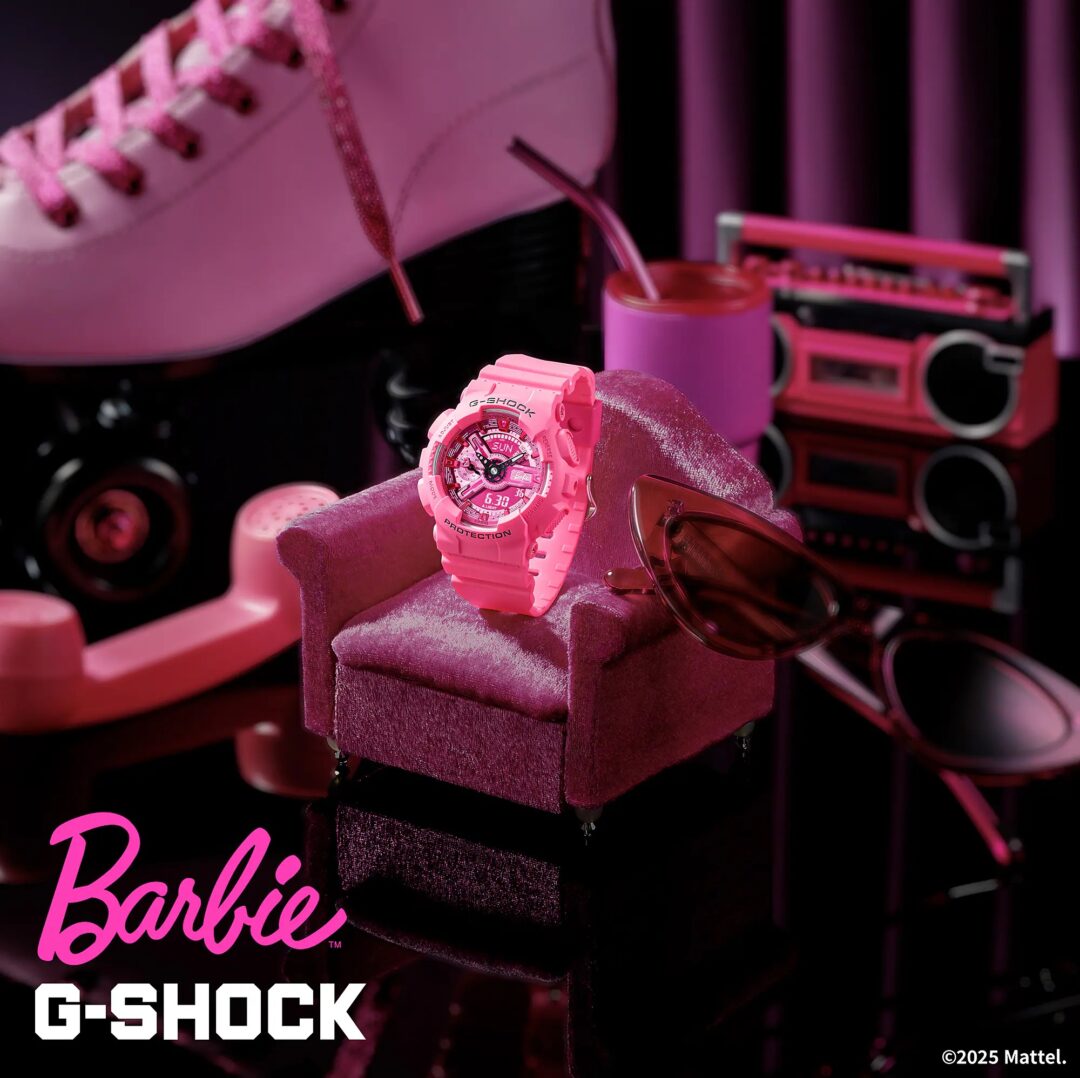 Barbie × G-SHOCK「GMA-S110BE-4AJR」が2025年 2/14 発売 (Gショック ジーショック バービー)