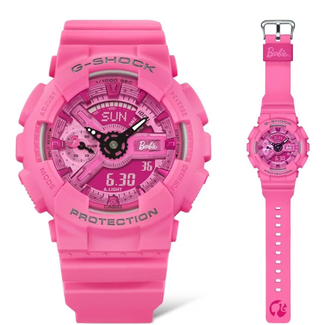 Barbie × G-SHOCK「GMA-S110BE-4AJR」が2025年 2/14 発売 (Gショック ジーショック バービー)