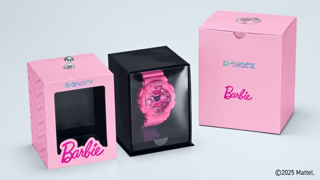 Barbie × G-SHOCK「GMA-S110BE-4AJR」が2025年 2/14 発売 (Gショック ジーショック バービー)