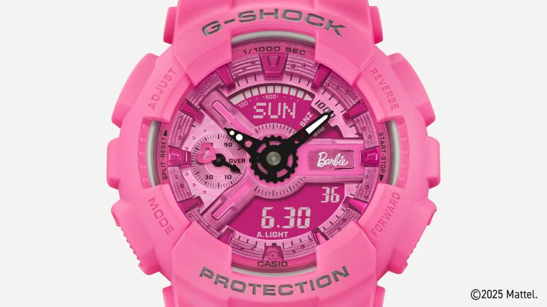 Barbie × G-SHOCK「GMA-S110BE-4AJR」が2025年 2/14 発売 (Gショック ジーショック バービー)