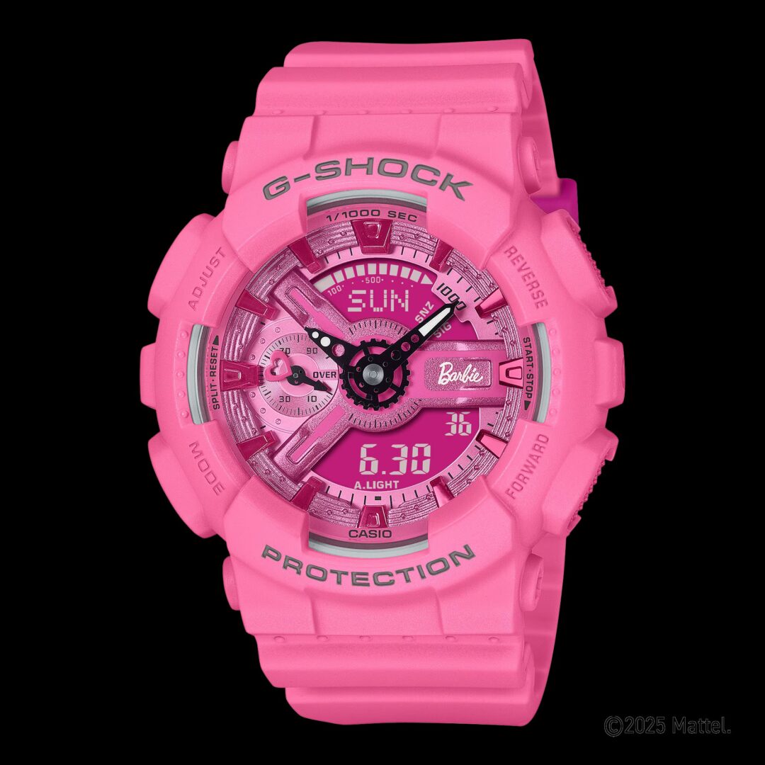 Barbie × G-SHOCK「GMA-S110BE-4AJR」が2025年 2/14 発売 (Gショック ジーショック バービー)