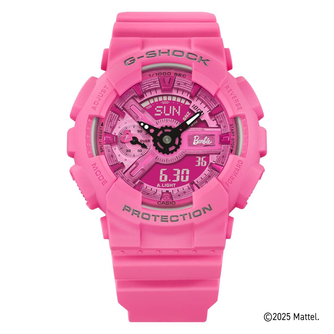 Barbie × G-SHOCK「GMA-S110BE-4AJR」が2025年 2/14 発売 (Gショック ジーショック バービー)