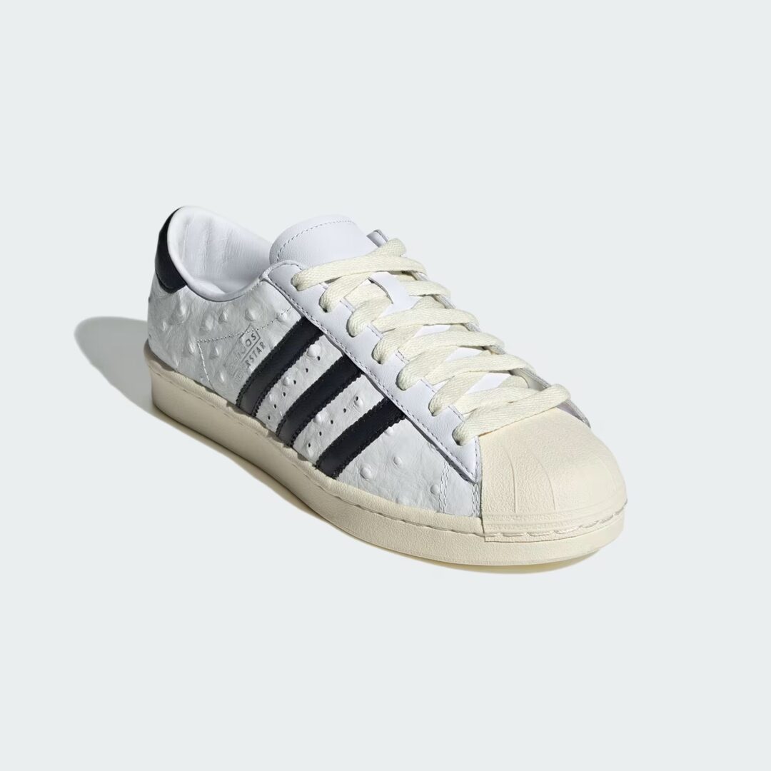 【2025年 2/6 発売】adidas Originals W SUPERSTAR VINTAGE “White/Black” (アディダス オリジナルス スーパースター ビンテージ “ホワイト/ブラック”) [JH5709]