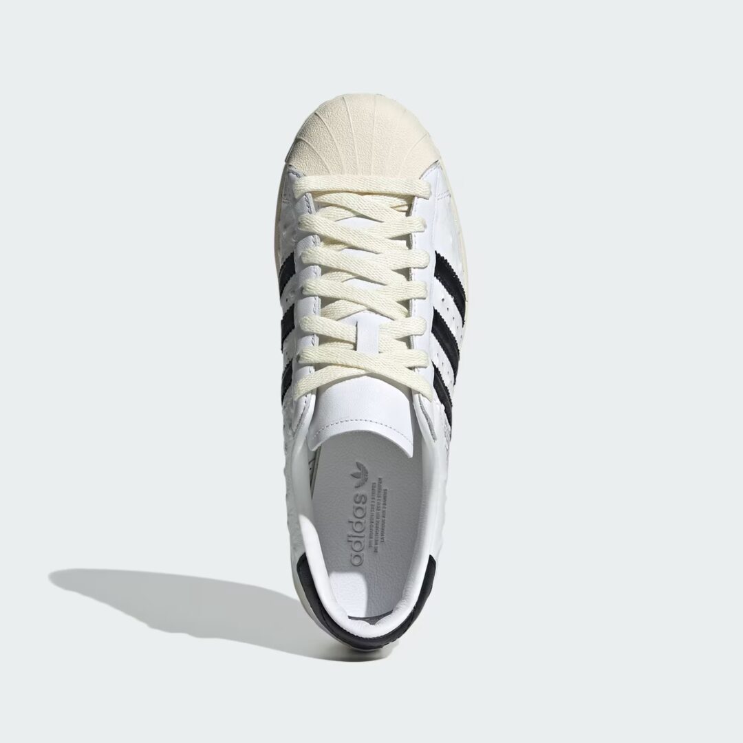 【2025年 2/6 発売】adidas Originals W SUPERSTAR VINTAGE “White/Black” (アディダス オリジナルス スーパースター ビンテージ “ホワイト/ブラック”) [JH5709]