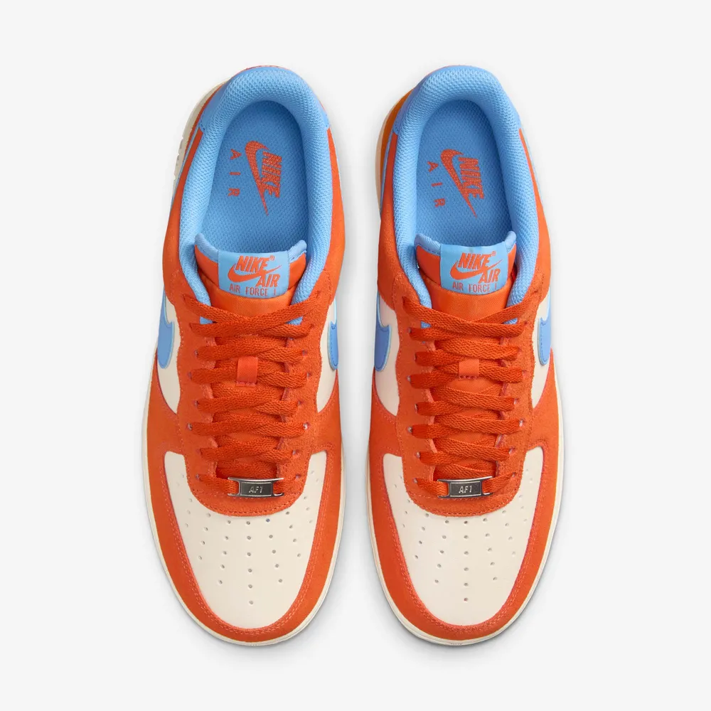 【2025年 発売予定】NIKE AIR FORCE 1 07 LOW “Safety Orange/White/Light Blue” (ナイキ エア フォース 1 ロー “セフティオレンジ/ホワイト/ライトブルー”) [FQ8714-800]