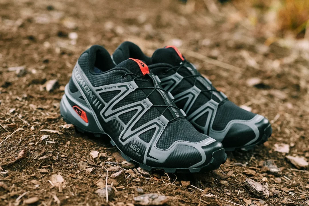 【2025年 2/14 発売】SALOMON SPEEDCROSS 3 GORE-TEX “Black/Asphalt/Scarlet” (サロモン スピードクロス) [L47731700]