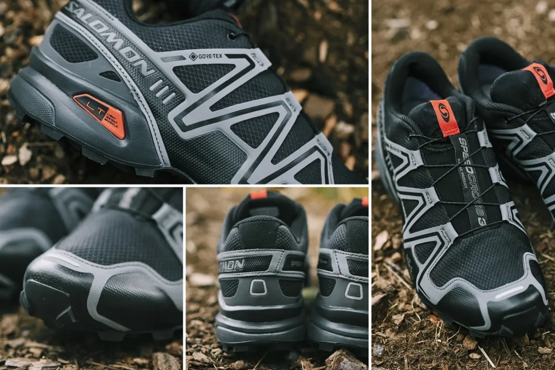 【2025年 2/14 発売】SALOMON SPEEDCROSS 3 GORE-TEX “Black/Asphalt/Scarlet” (サロモン スピードクロス) [L47731700]