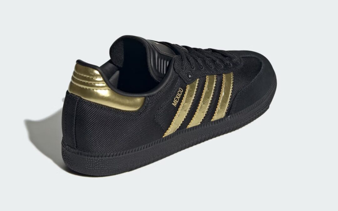 【2025年 発売予定】adidas Originals SAMBA “Mexico/Core Black/Gold Metallic” (ドイツ アディダス オリジナルス サンバ “メキシコ/ブラック/ゴールド”) [JH5656]