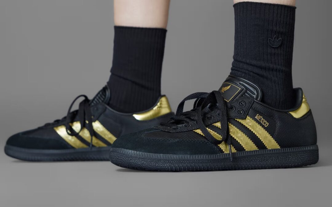 【2025年 発売予定】adidas Originals SAMBA “Mexico/Core Black/Gold Metallic” (ドイツ アディダス オリジナルス サンバ “メキシコ/ブラック/ゴールド”) [JH5656]