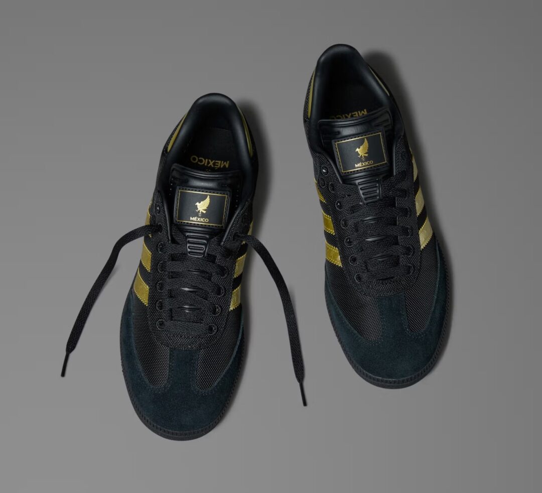 【2025年 発売予定】adidas Originals SAMBA “Mexico/Core Black/Gold Metallic” (ドイツ アディダス オリジナルス サンバ “メキシコ/ブラック/ゴールド”) [JH5656]