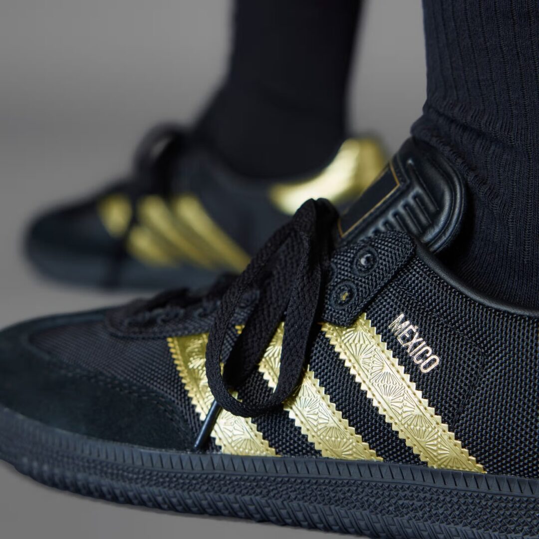 【2025年 発売予定】adidas Originals SAMBA “Mexico/Core Black/Gold Metallic” (ドイツ アディダス オリジナルス サンバ “メキシコ/ブラック/ゴールド”) [JH5656]