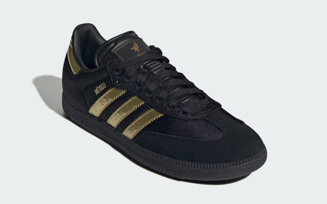 【2025年 発売予定】adidas Originals SAMBA “Mexico/Core Black/Gold Metallic” (ドイツ アディダス オリジナルス サンバ “メキシコ/ブラック/ゴールド”) [JH5656]