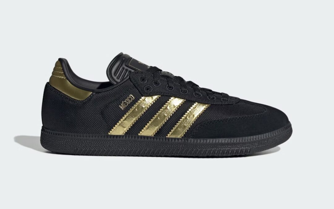 【2025年 発売予定】adidas Originals SAMBA “Mexico/Core Black/Gold Metallic” (ドイツ アディダス オリジナルス サンバ “メキシコ/ブラック/ゴールド”) [JH5656]