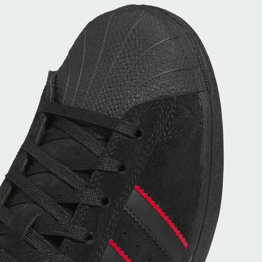 【2025年 2/22 発売】Felipe × adidas Originals SUPERSTAR ADV “Black/Scarlet” (フェリペ・グスタボ アディダス オリジナルス スーパースター “ブラック/スカーレット”) [JR7831]