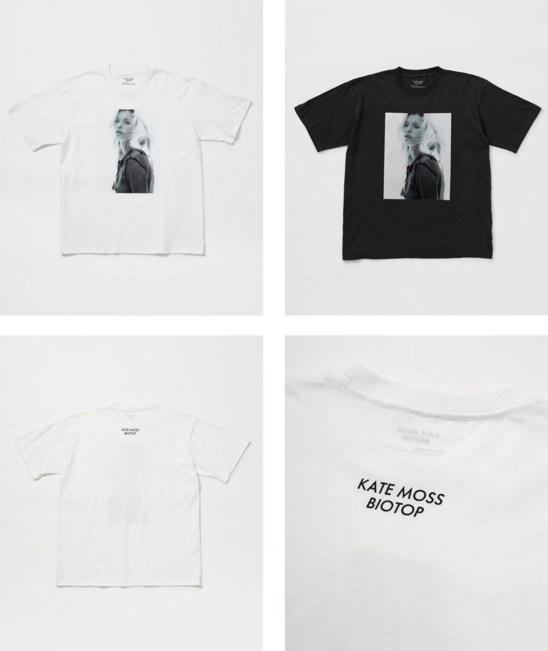 【2025年 3/8 発売】「Kate moss/ケイト・モス」をプリントしたBIOTOP “KateMoss by David Sims” TEE 2025年 春夏モデルが予約販売 (ビオトープ)