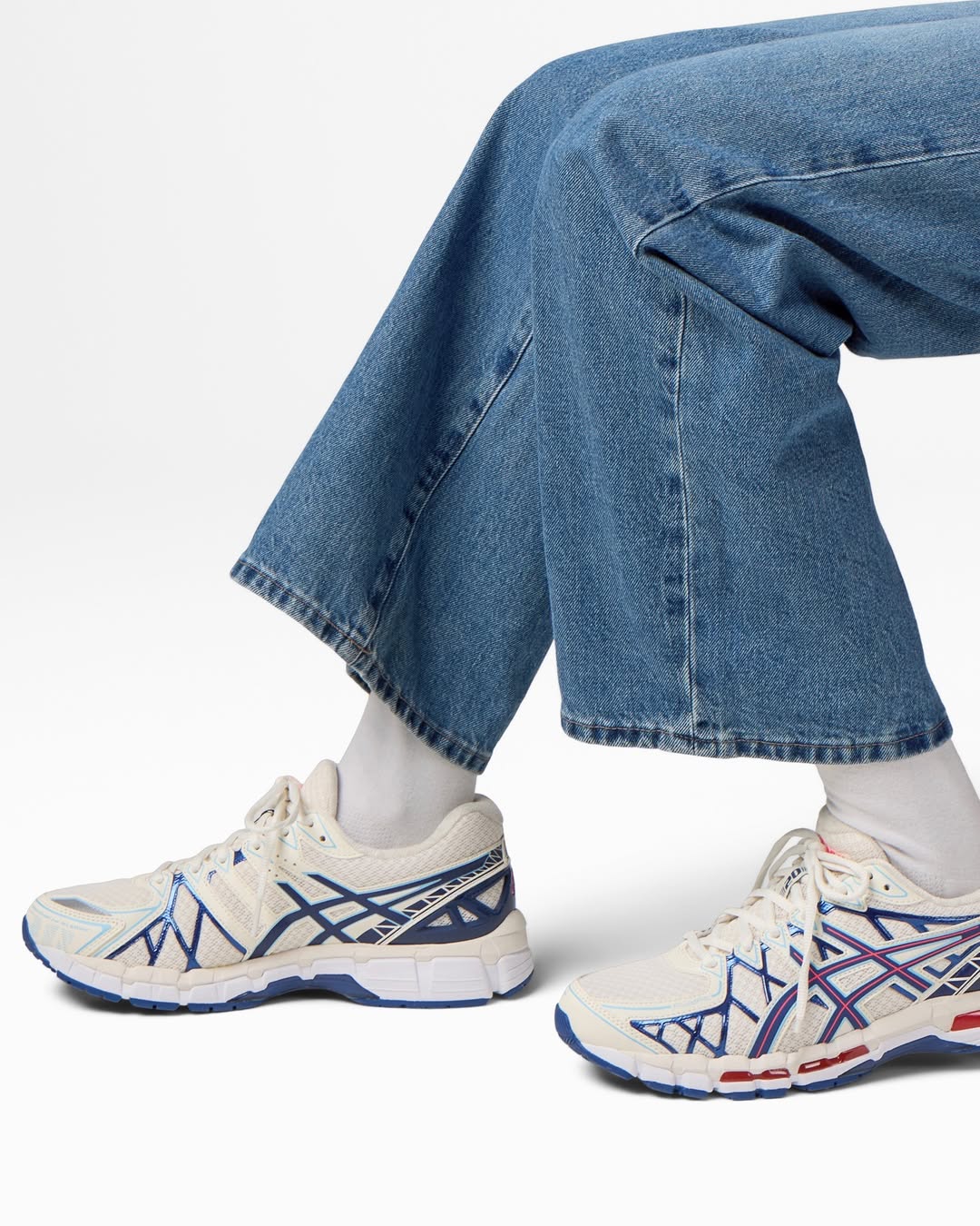 【2025年 2/20 発売】ASICS GEL-KAYANO 20 “Cream/Deep Marine” (アシックス ゲルカヤノ) [1203A388.101]