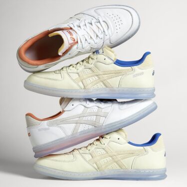 【2025年 3/1 発売】ASICS SKYHAND OG “White/Orange/Blue” (アシックス スカイハンド OG) [1203A613.100/1203A613.200]