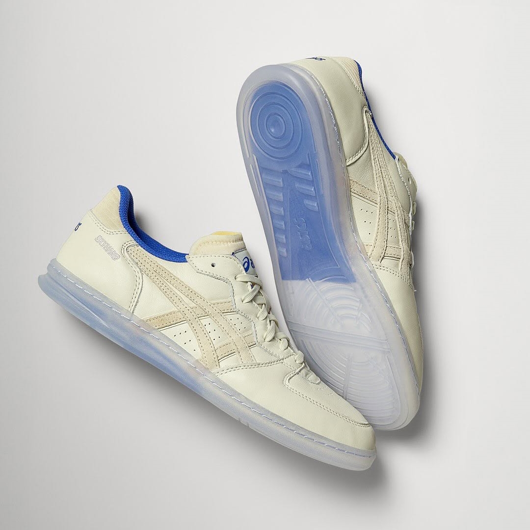 【2025年 3/1 発売】ASICS SKYHAND OG “White/Orange/Blue” (アシックス スカイハンド OG) [1203A613.100/1203A613.200]