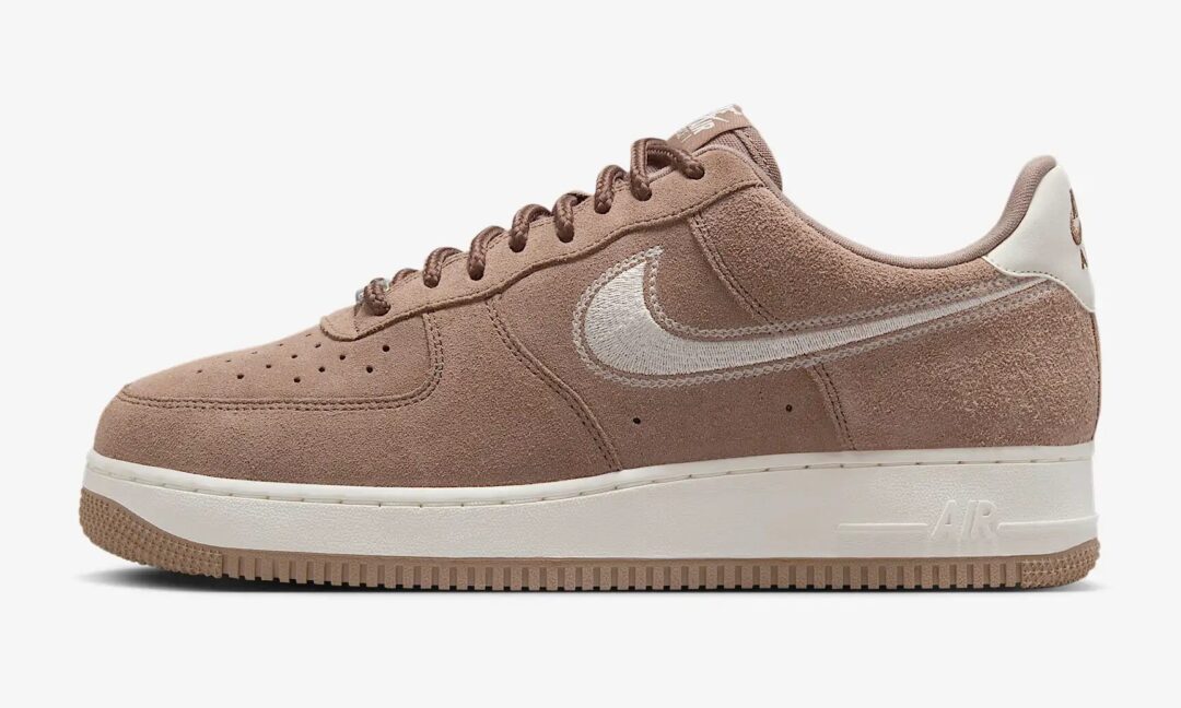 【2025年 2/10 発売】NIKE AIR FORCE 1 07 LOW “Mink Brown/Sail” (ナイキ エア フォース 1 ロー “ミンクブラウン/セイル”) [HJ4465-200]