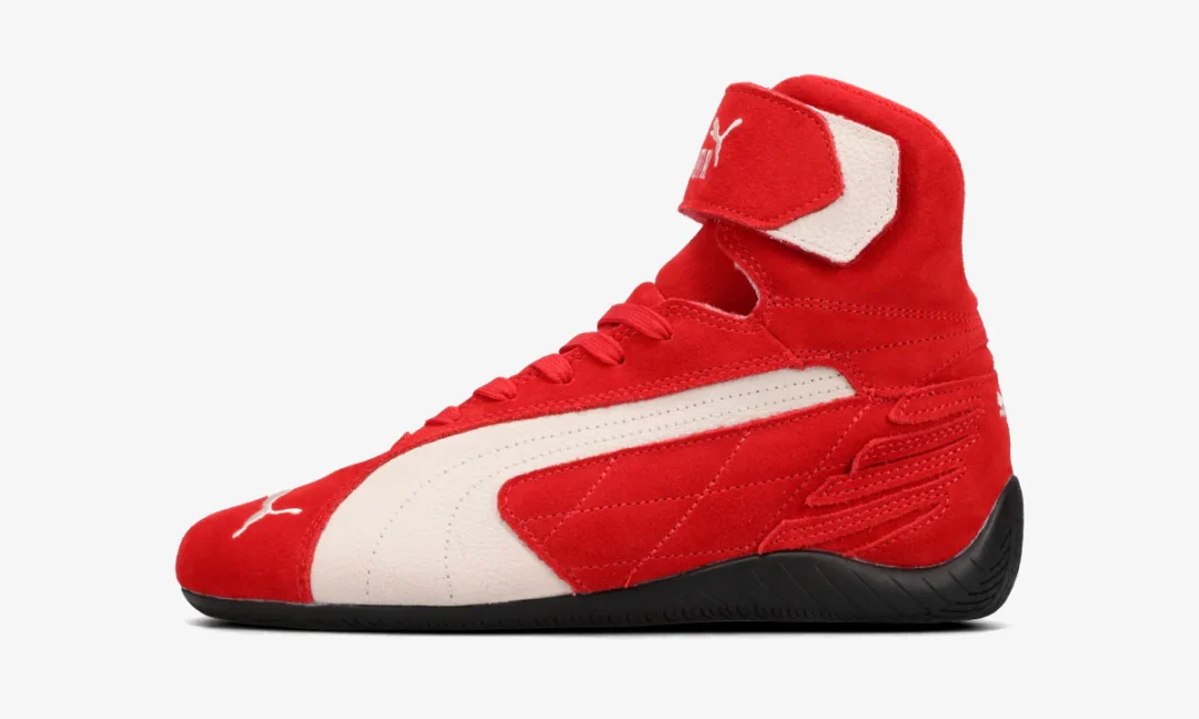 【2025年 2/21 発売】PUMA SPEEDCAT MID “Black/For All Time Red” (プーマ スピードキャット ミッド) [400384-01/400384-02]