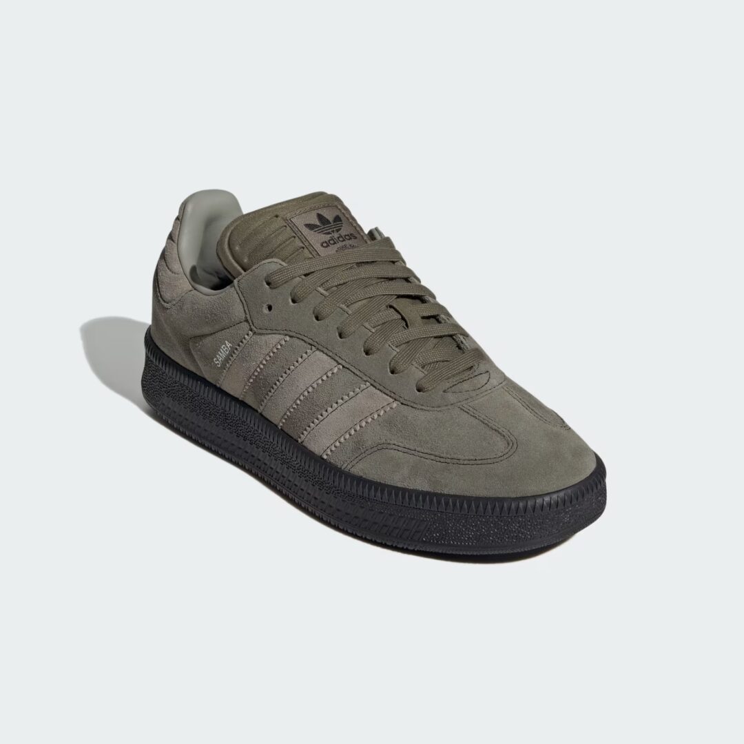 【2025年 2/19 発売】adidas Originals SAMBA XLG “Olive Strata/Silver Pebble” (アディダス オリジナルス サンバ “オリーブ/シルバー”) [ID3913]