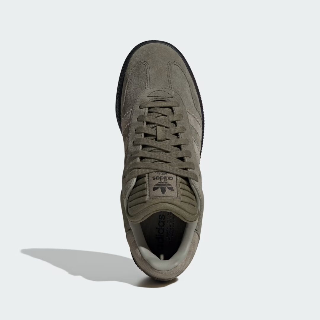 【2025年 2/19 発売】adidas Originals SAMBA XLG “Olive Strata/Silver Pebble” (アディダス オリジナルス サンバ “オリーブ/シルバー”) [ID3913]