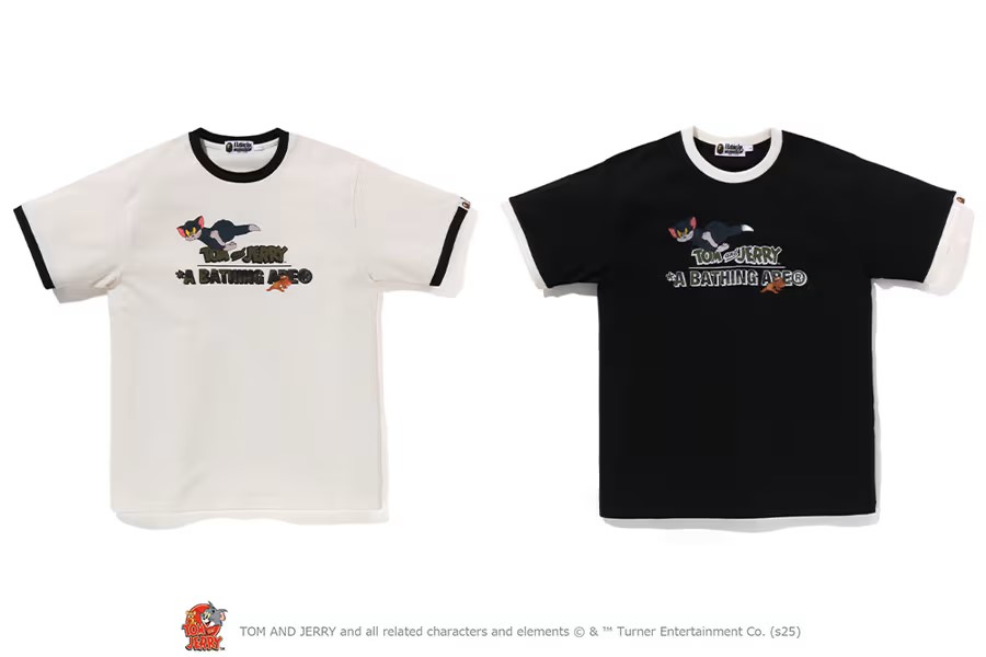 A BATHING APE × トムとジェリー 2025 コラボレーションが2/22 & 3/1 発売 (ア ベイシング エイプ TOM AND JERRY)