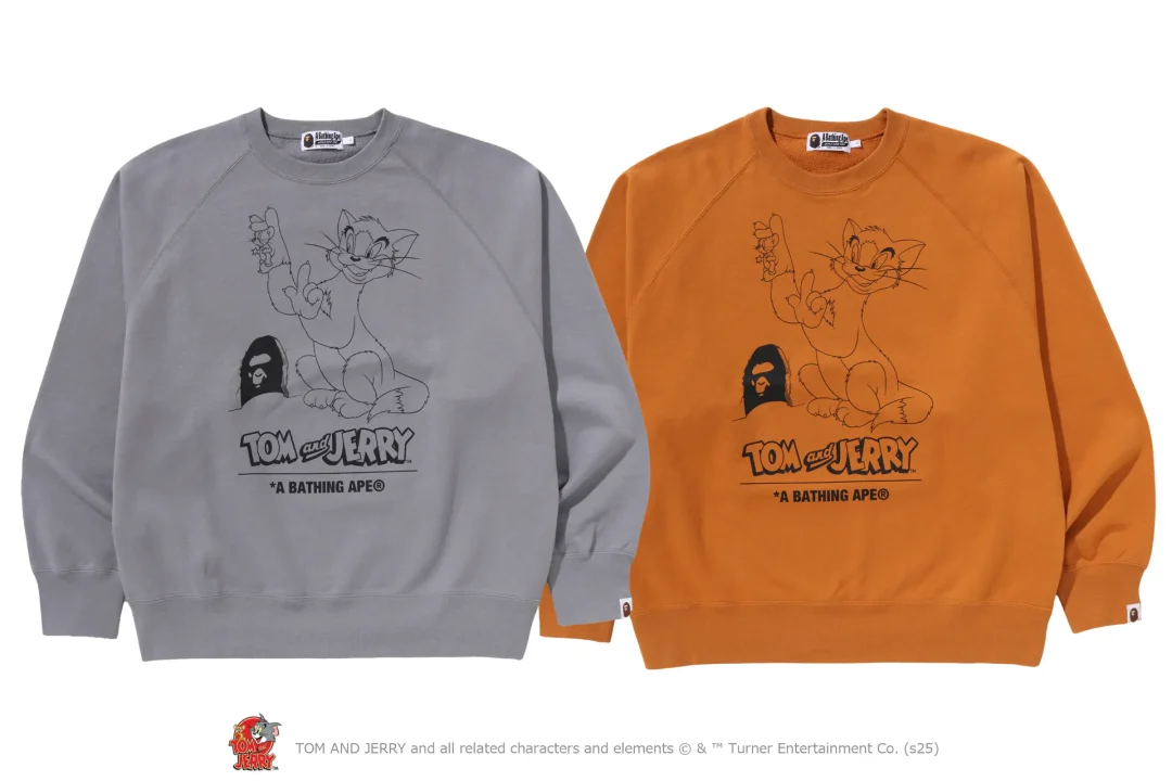 A BATHING APE × トムとジェリー 2025 コラボレーションが2/22 & 3/1 発売 (ア ベイシング エイプ TOM AND JERRY)