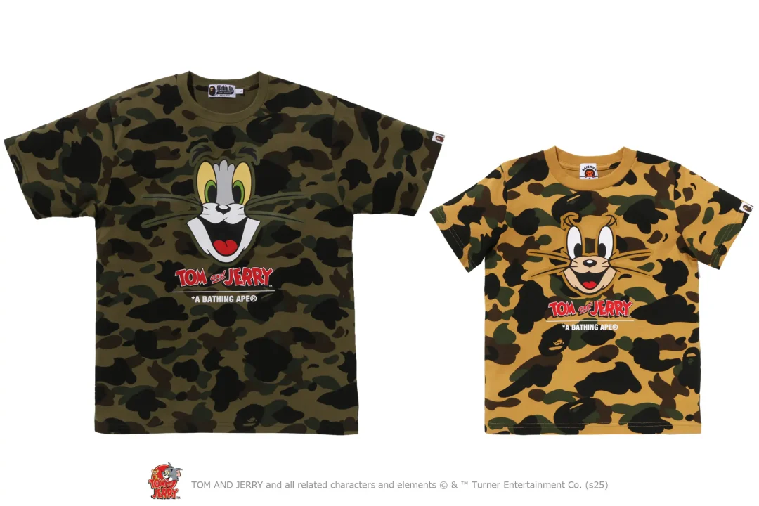 A BATHING APE × トムとジェリー 2025 コラボレーションが2/22 & 3/1 発売 (ア ベイシング エイプ TOM AND JERRY)