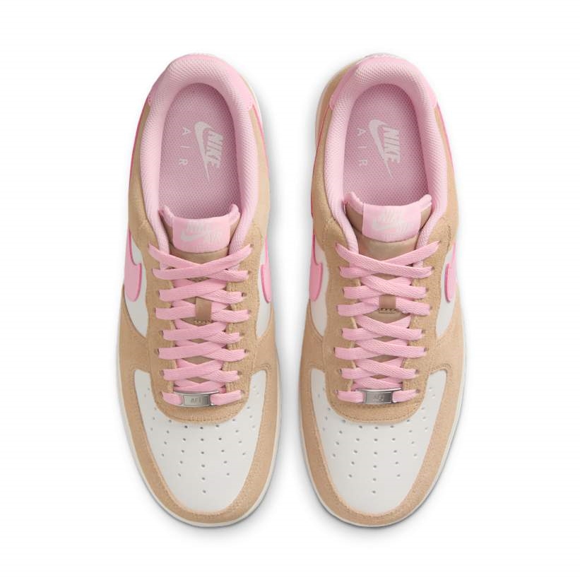 【2025年 発売予定】NIKE AIR FORCE 1 07 LOW “Tan/Pink Suede” (ナイキ エア フォース 1 ロー “タン/ピンク スエード”) [FQ8714-202]