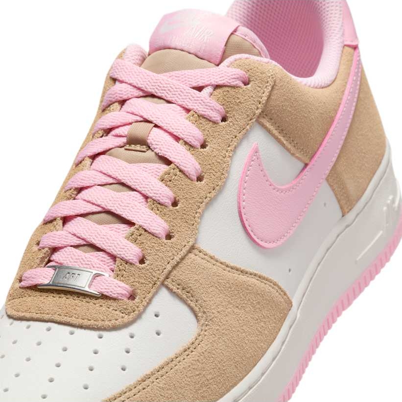 【2025年 発売予定】NIKE AIR FORCE 1 07 LOW “Tan/Pink Suede” (ナイキ エア フォース 1 ロー “タン/ピンク スエード”) [FQ8714-202]