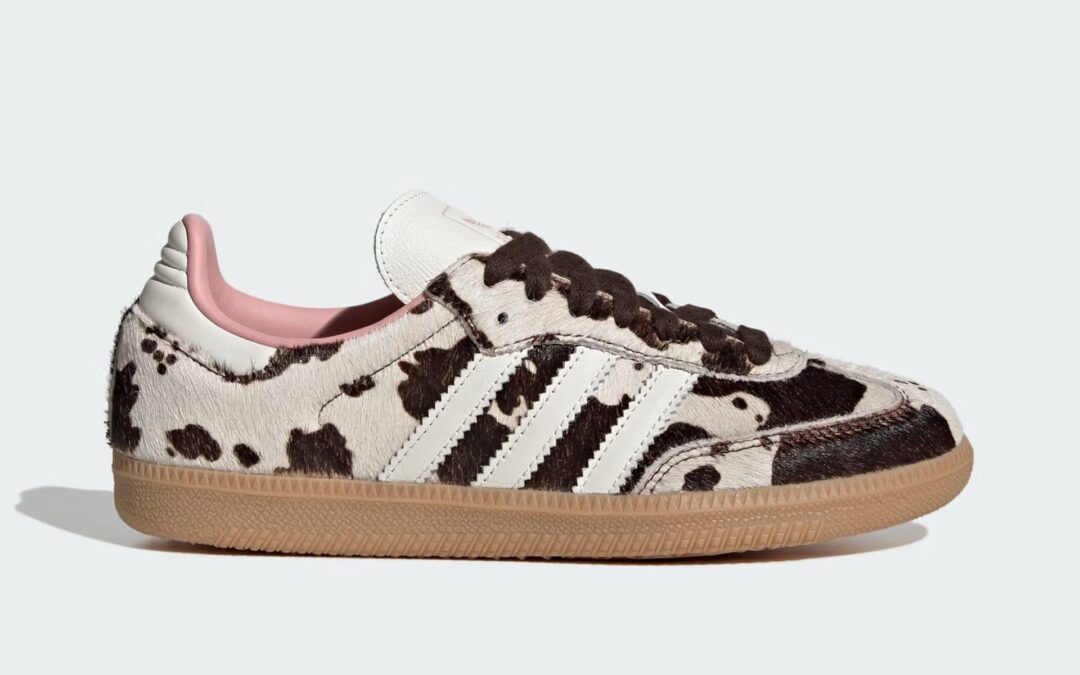 【2025年 発売】adidas Originals W SAMBA OG “Cow Print/Dark Brown” (アディダス オリジナルス サンバ “カウプリント/ダークブラウン”) [JR1256]