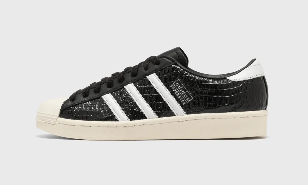 【2025年 2/6 発売】adidas Originals W SUPERSTAR VINTAGE “Black/White” (アディダス オリジナルス スーパースター ビンテージ “ブラック/ホワイト”) [JH5710]