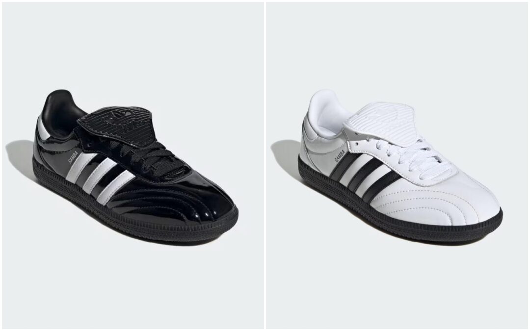 【2025年 発売】adidas Originals SAMBA Long Tongues “Patent Leather/Cloud White/Core Black” (アディダス オリジナルス サンバ ロングタン “パテントレザー/ホワイト/ブラック”) [JI2706/JI2707]