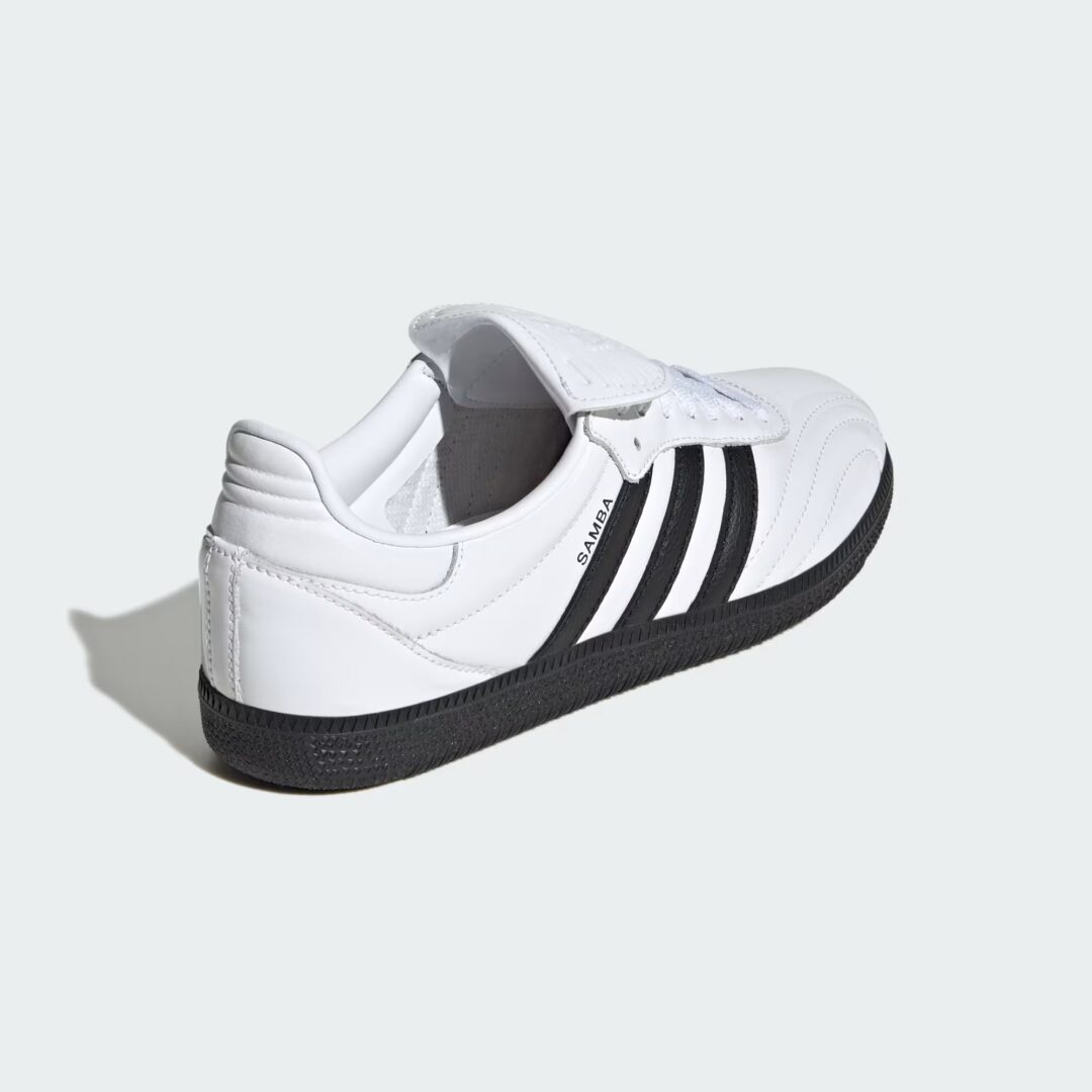 【2025年 発売】adidas Originals SAMBA Long Tongues “Patent Leather/Cloud White/Core Black” (アディダス オリジナルス サンバ ロングタン “パテントレザー/ホワイト/ブラック”) [JI2706/JI2707]